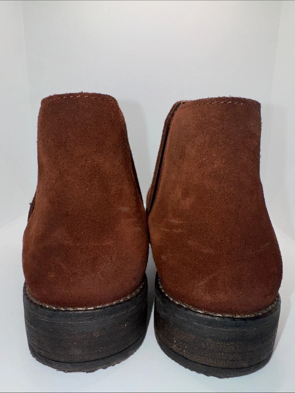 Clarks Demi Beat Brown Suede Ankle Boots Bootie Women’s 8